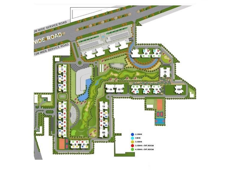 M3M-Golf-Hills-Site-Plan