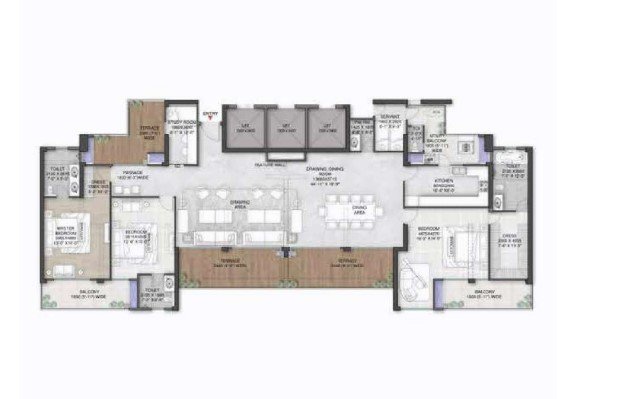 sector-113-gurugram-floor-plan-3bhk-penthouse-4300-sqft