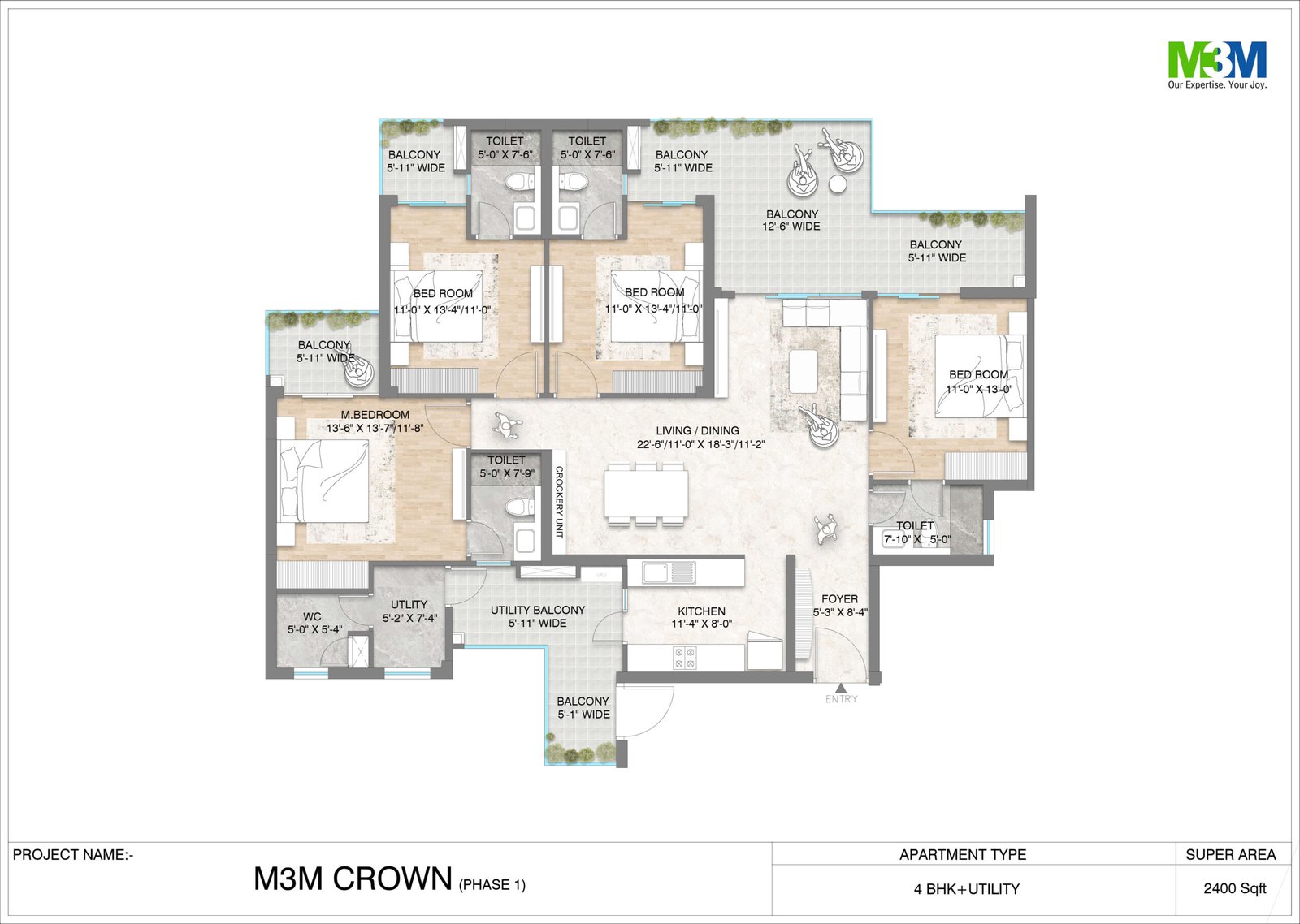 4BHK - 2400