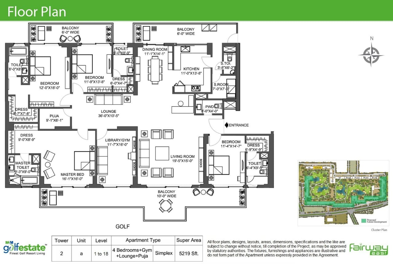 4BHK+Den+Lounge+Puja+Tower2-3+5219Sqft