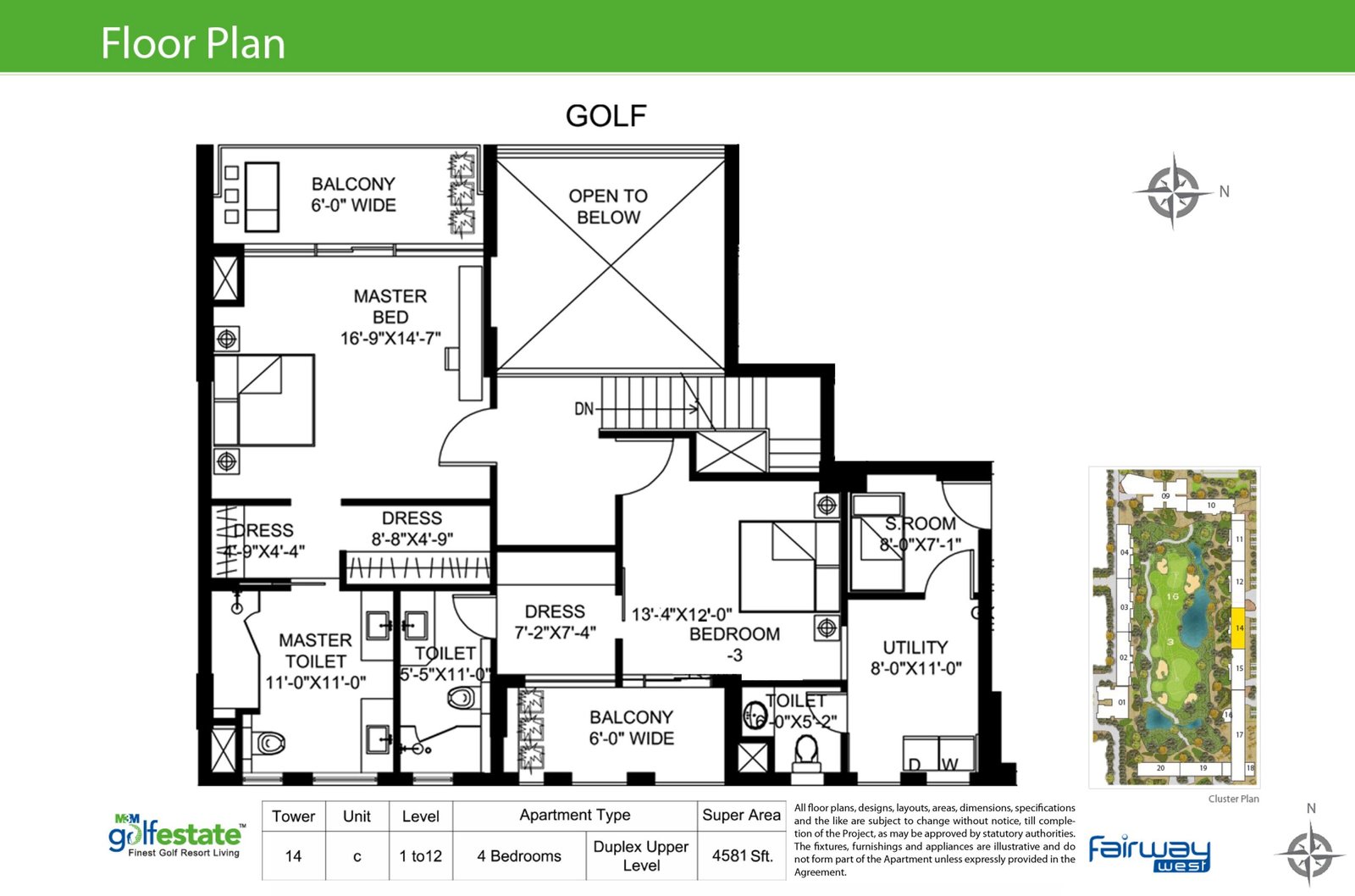 MGE TW 14 c-4BHK-Duplex Upper-4581