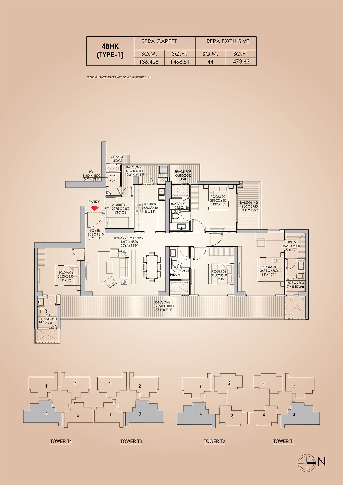 Aristocrat Opp Doc with Unit plan (3&4 BHK)