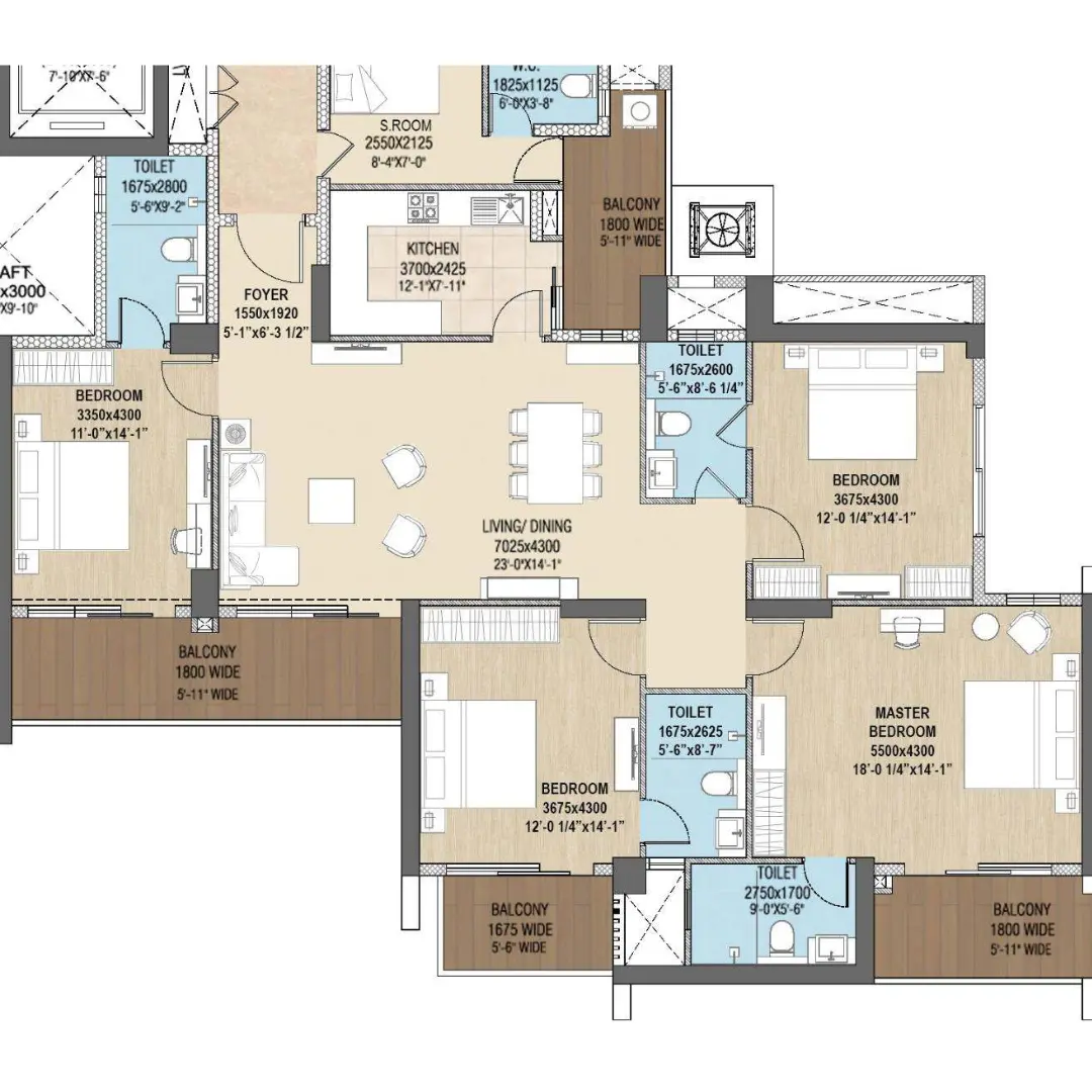 puri-the-aravallis-4-bhk-apartment
