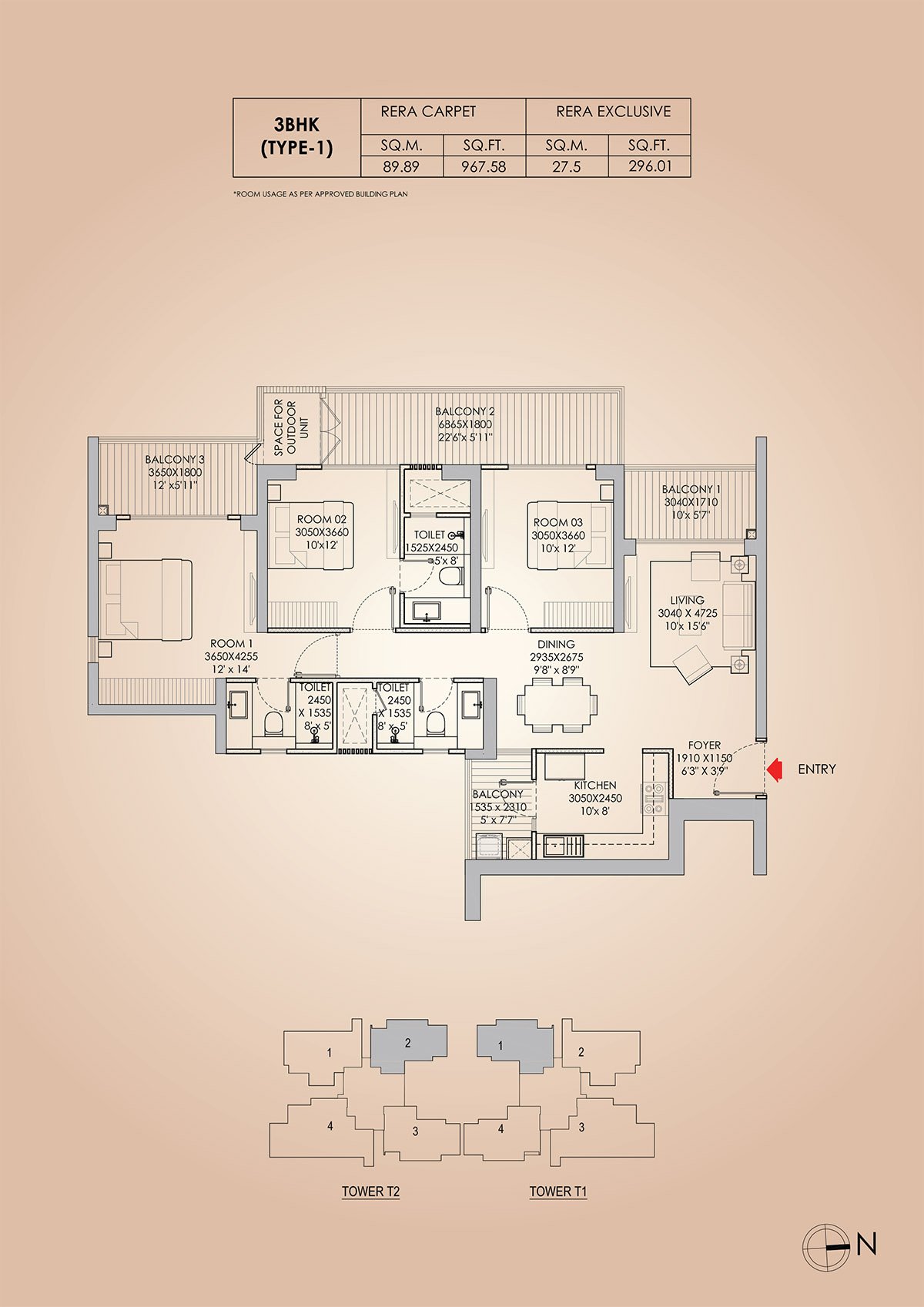 Aristocrat Opp Doc with Unit plan (3&4 BHK)